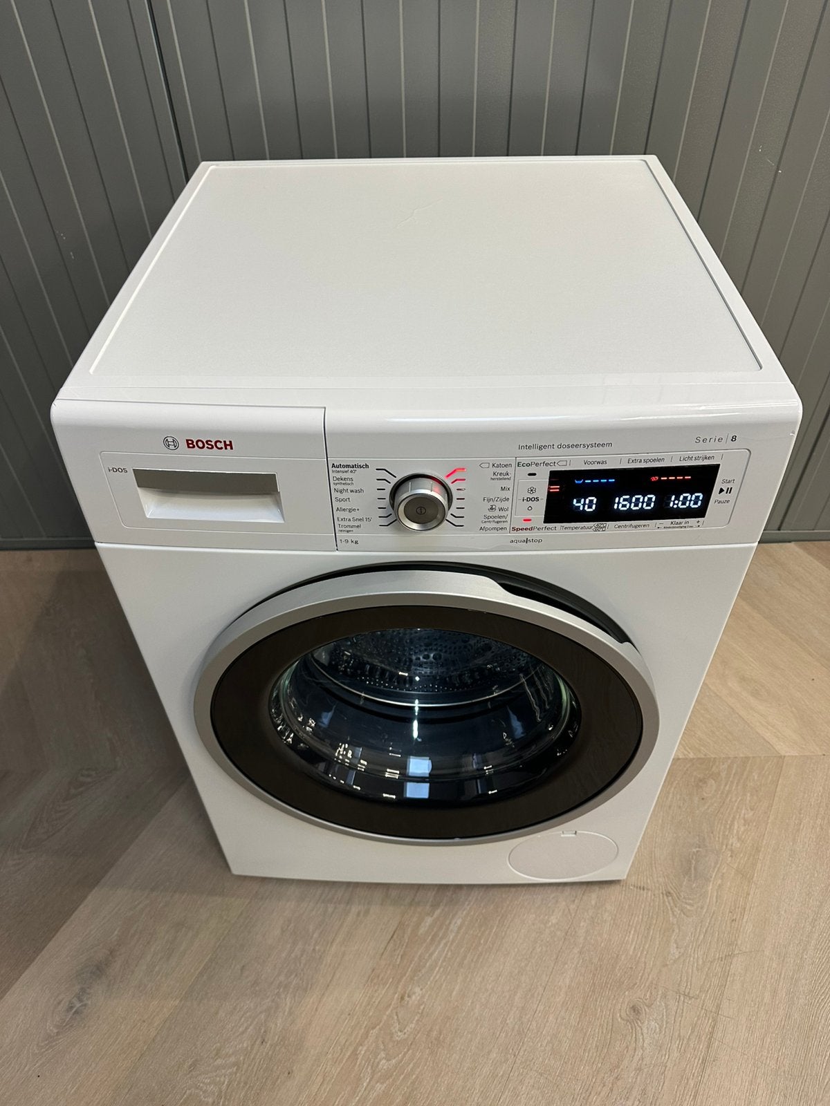 Bosch Serie8 A+++ 9kg 1600rpm Inclusief Garantie&Bezorging, Ophalen, Q, Voorlader, Q