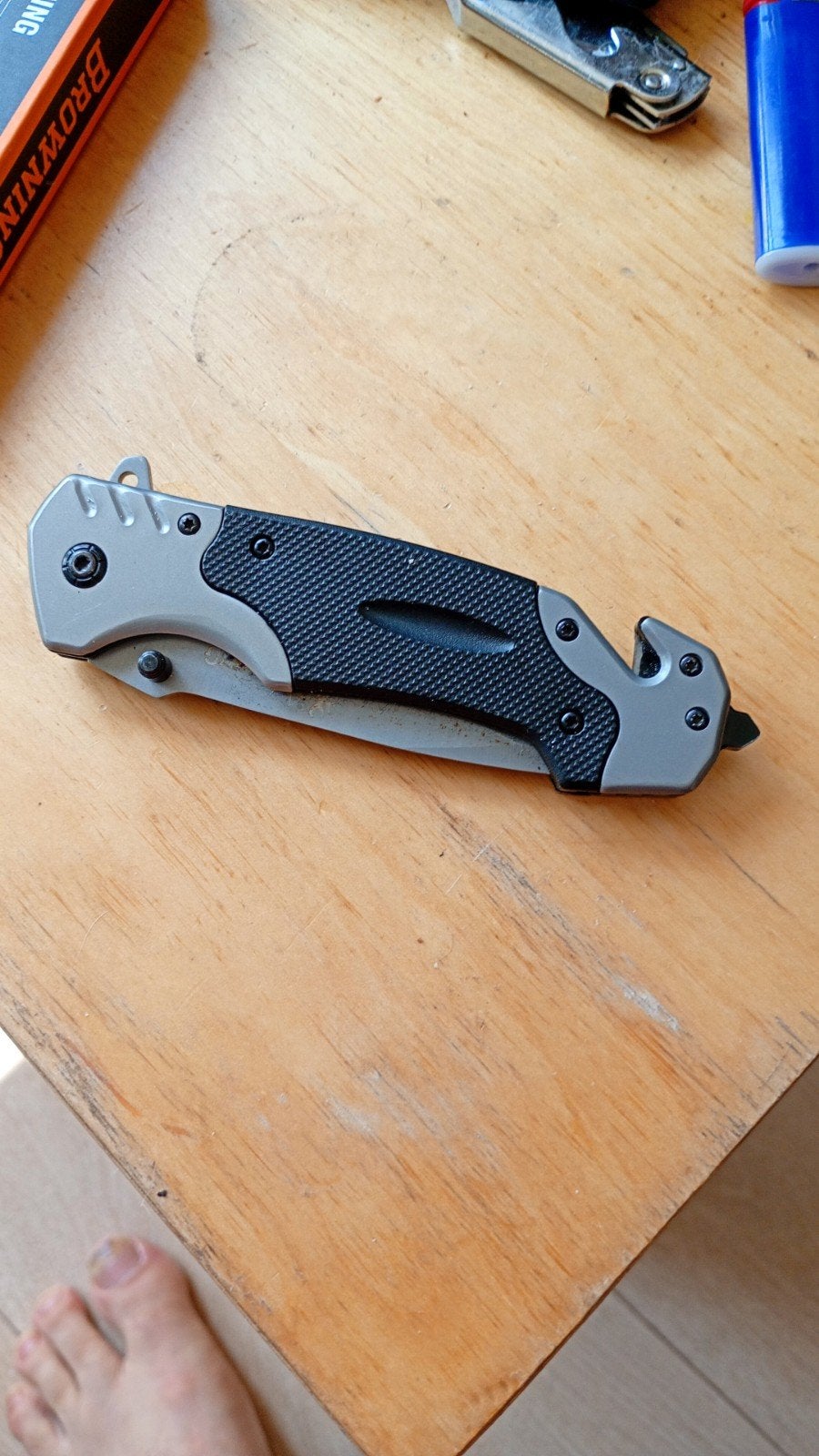 Browning Roestvrijstalen Zakmes - Nieuw, Hobby en Vrije tijd, Overige Hobby en Vrije tijd, Ophalen of Verzenden, Gebruikt