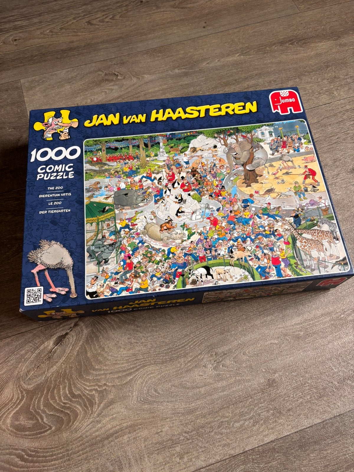 Jan van Haasteren puzzel Dierentuin, Ophalen of Verzenden, 500 t/m 1500 stukjes, Gebruikt