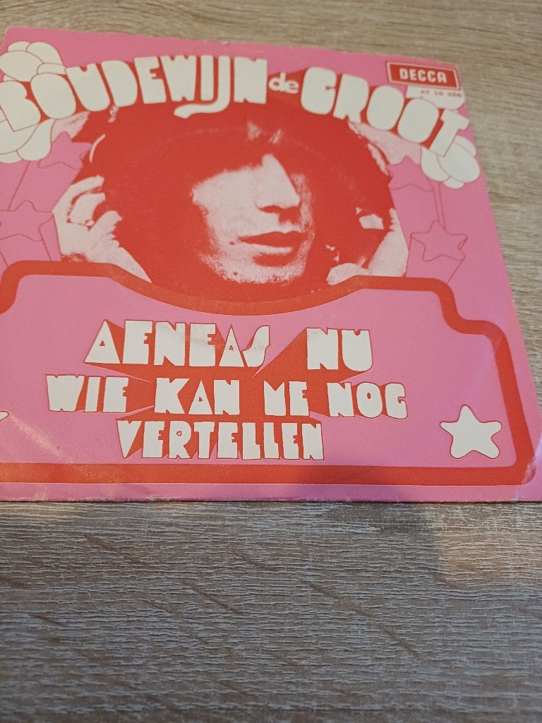 406c Single Boudewijn de Groot – Aeneas nu – AT 10 366, Gebruikt, 7 inch, Ophalen of Verzenden, Overige typen