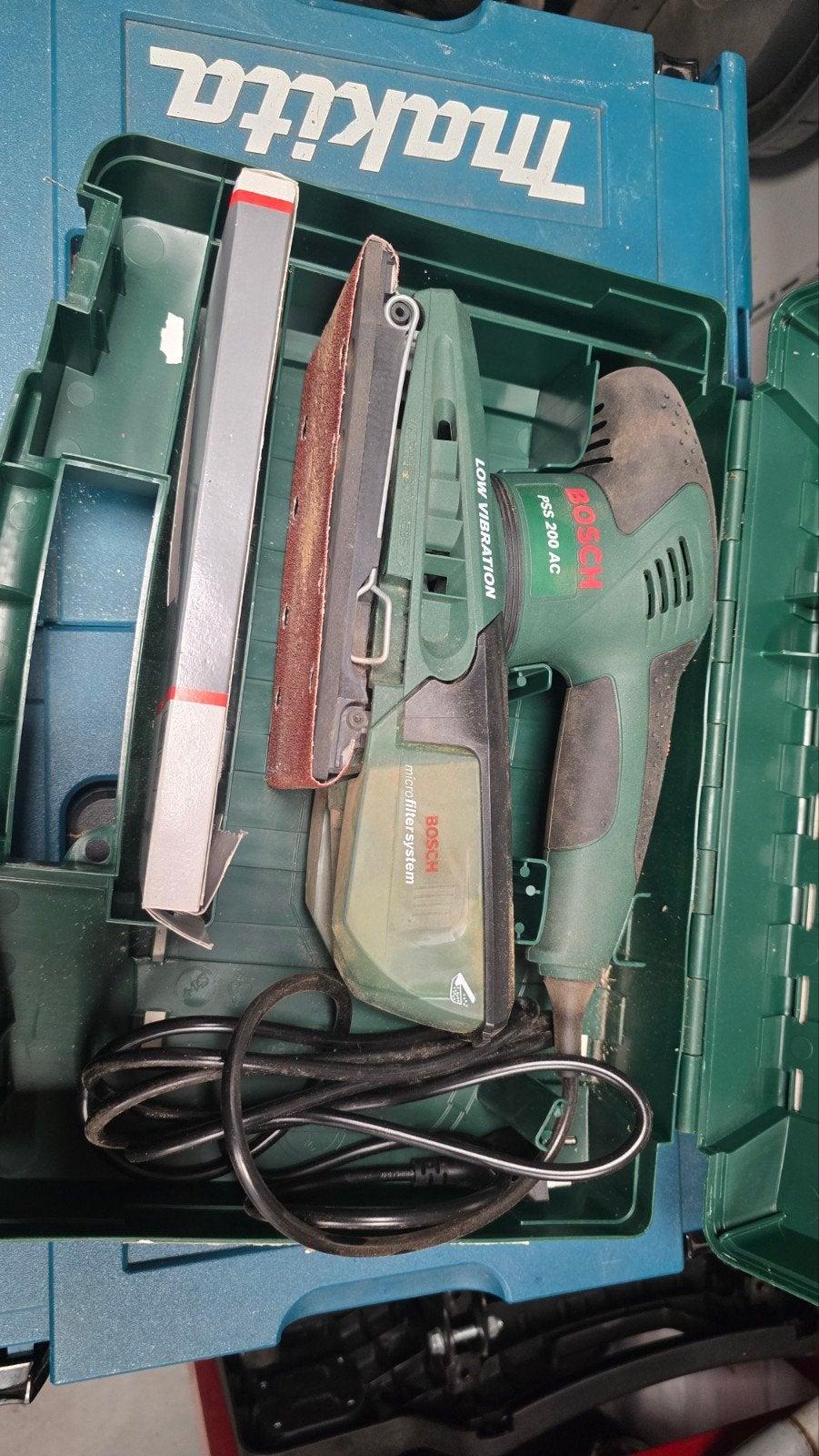 Bosch pss 200ac schuurmachine, Ophalen, Zo goed als nieuw, Boormachine