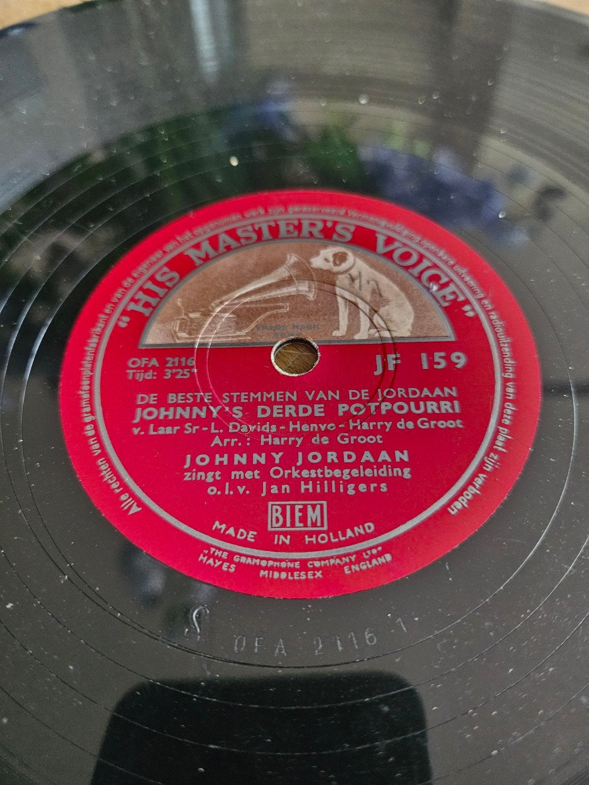 Johnny Jordaan - De Beste Stemmen vd Jordaan (Collectors, Ophalen of Verzenden