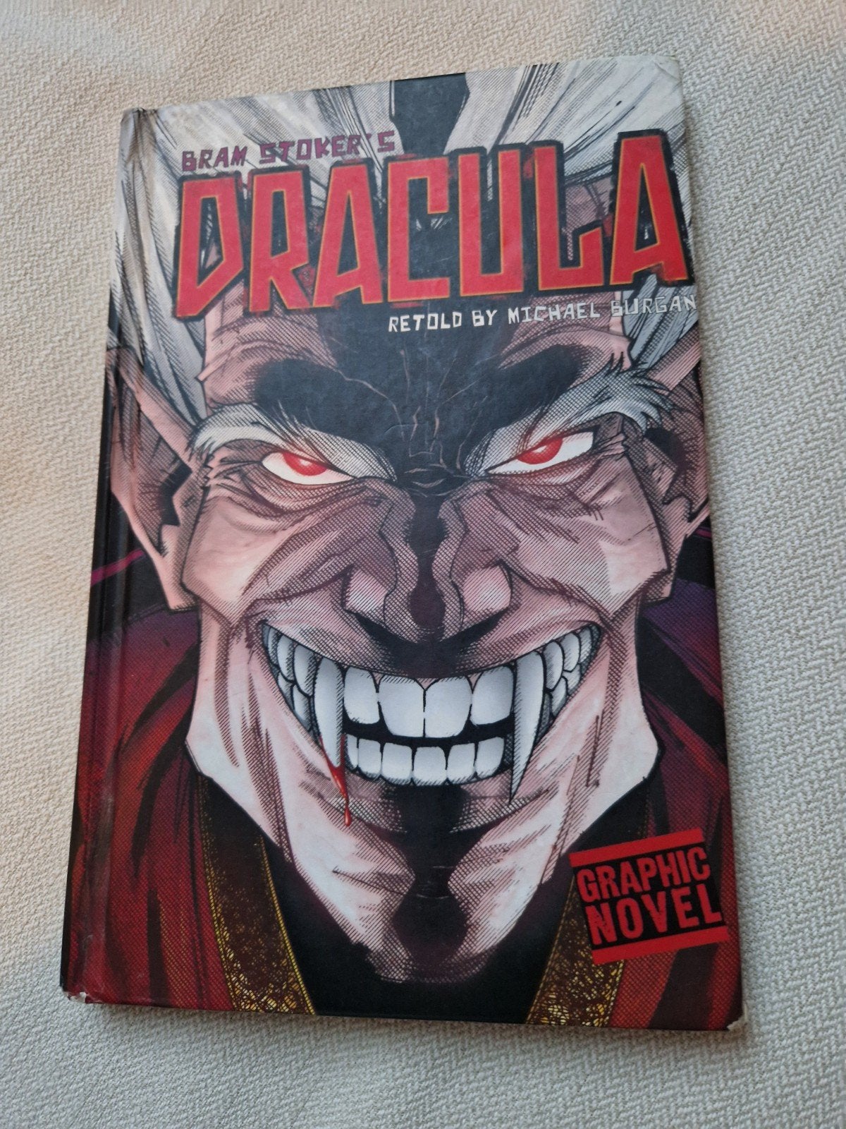 graphic novel dracula bram stoker michael burgan comic strip, Boeken, Ophalen of Verzenden