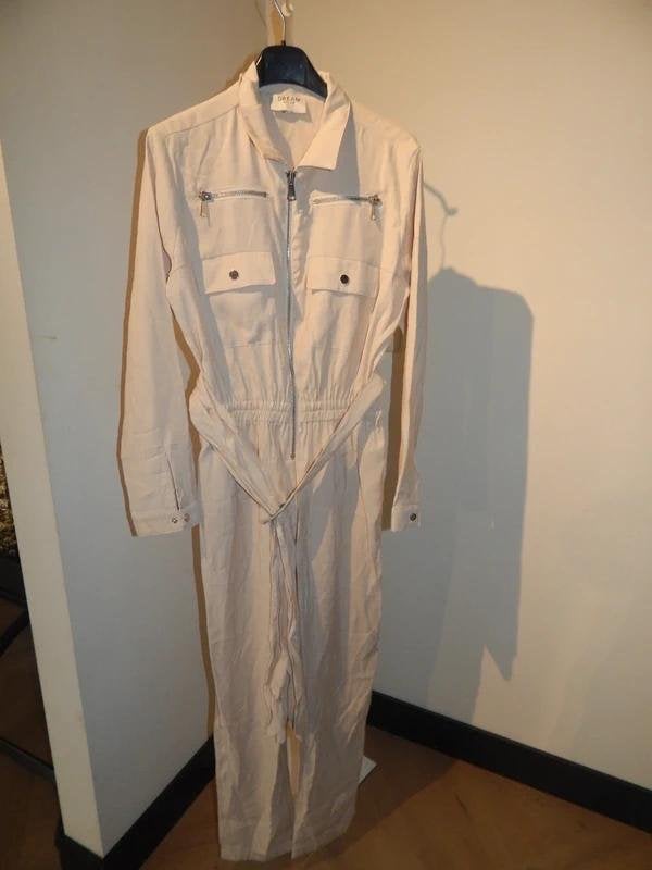 Dream Catcher jumpsuit overal licht beige stoere look M