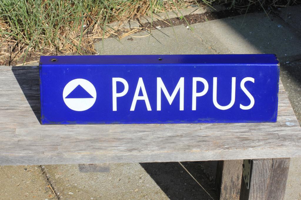 EMAILLE BORD PAMPUS, STELLING VAN AMSTERDAM, Ophalen of Verzenden