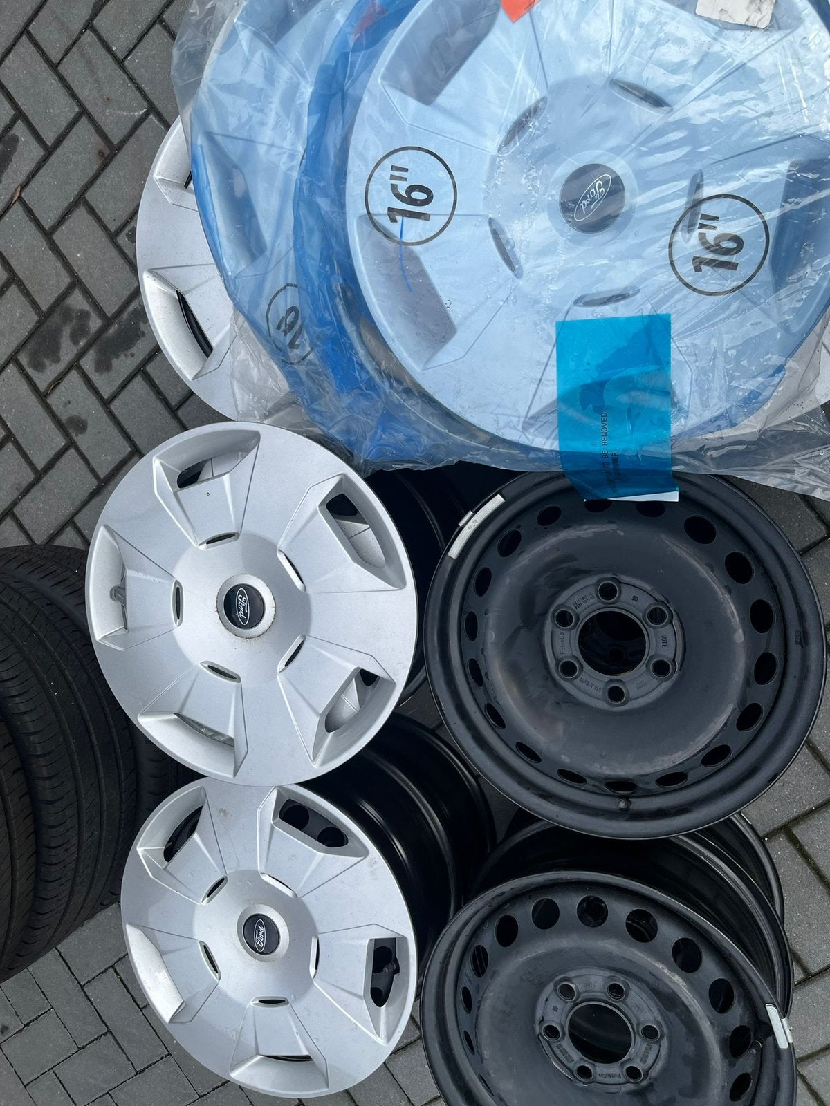 Nieuwe Orig. 16” Ford Transit VW Transporter Stalen Velgen, Ophalen of Verzenden, Zo goed als nieuw