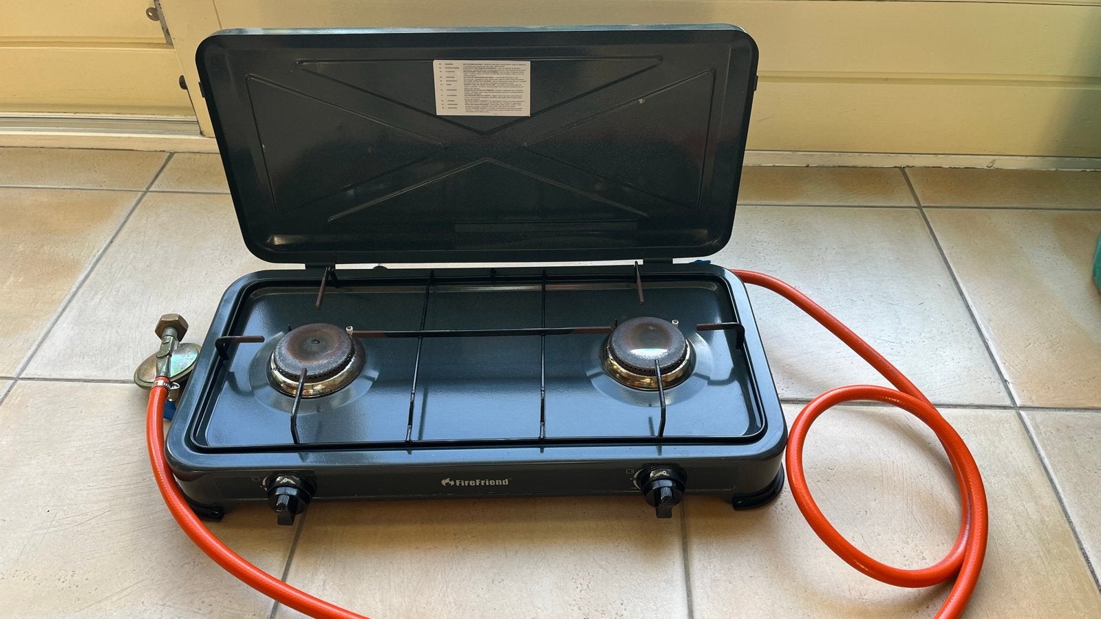 FireFriend Gasfornuis 2-pits - Ideaal voor Camping, Caravans en Kamperen, Ophalen, Gebruikt