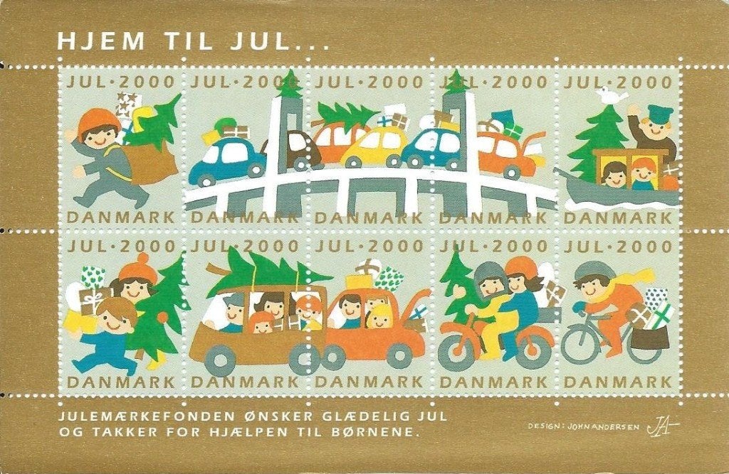 Denemarken - Kerst 2000 - Drukproces - Setje - Postfris, Ophalen of Verzenden, Denemarken, Postfris