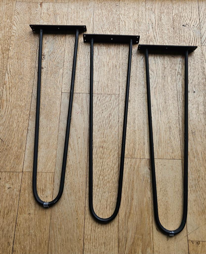 2x Set Tafel poten, stalen tafelpoten, salon tafelpoten., Tafelpoot, Minder dan 50 cm, Rond, Minder dan 50 cm
