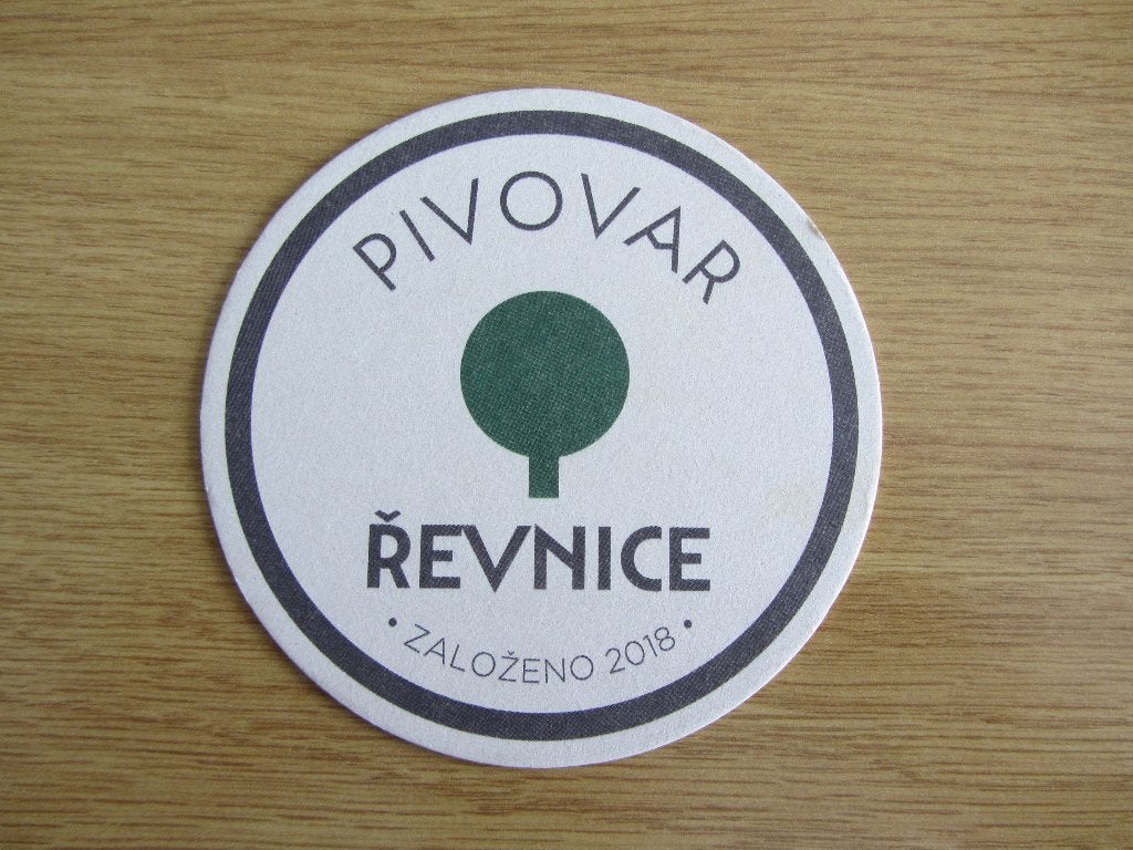 bierviltje van pivovar revnice, Ophalen of Verzenden, Gebruikt, Viltje(s), Overige merken