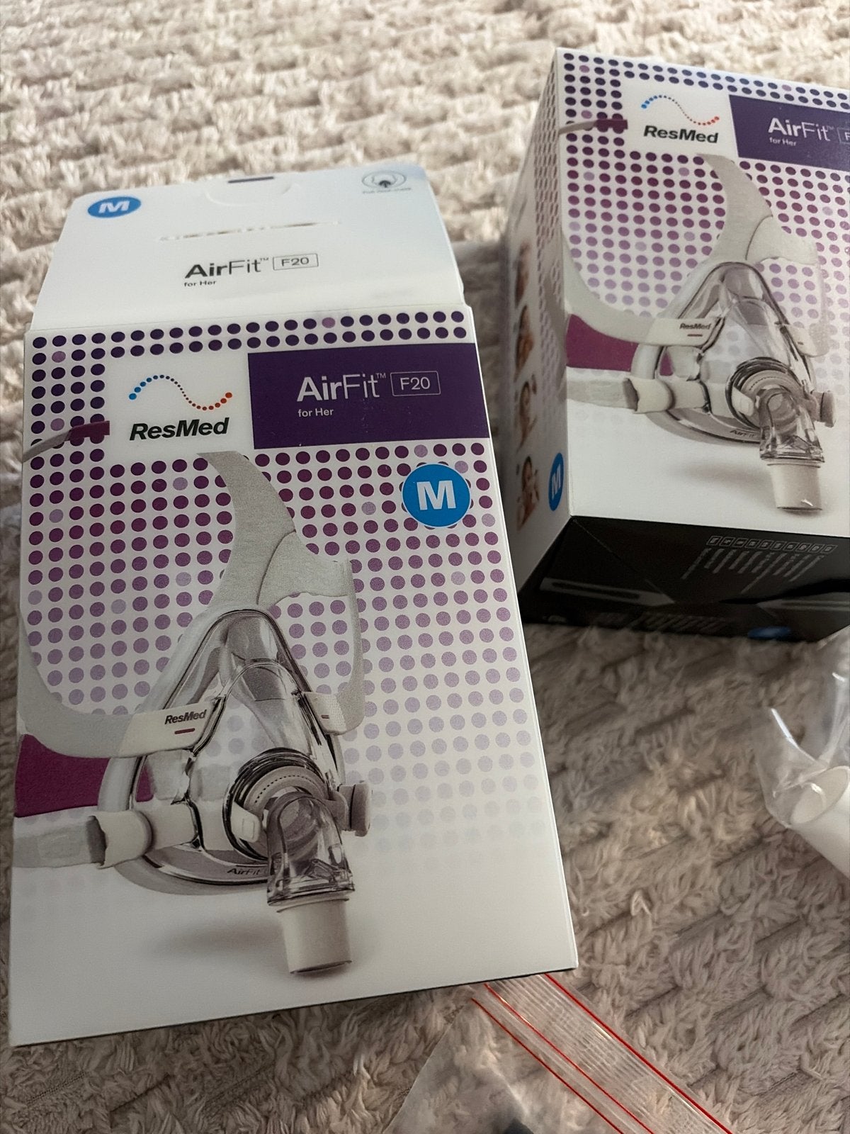 Resmed AirFit F20 fullfacemask met slang (maat M), Diversen, Ophalen of Verzenden, Nieuw