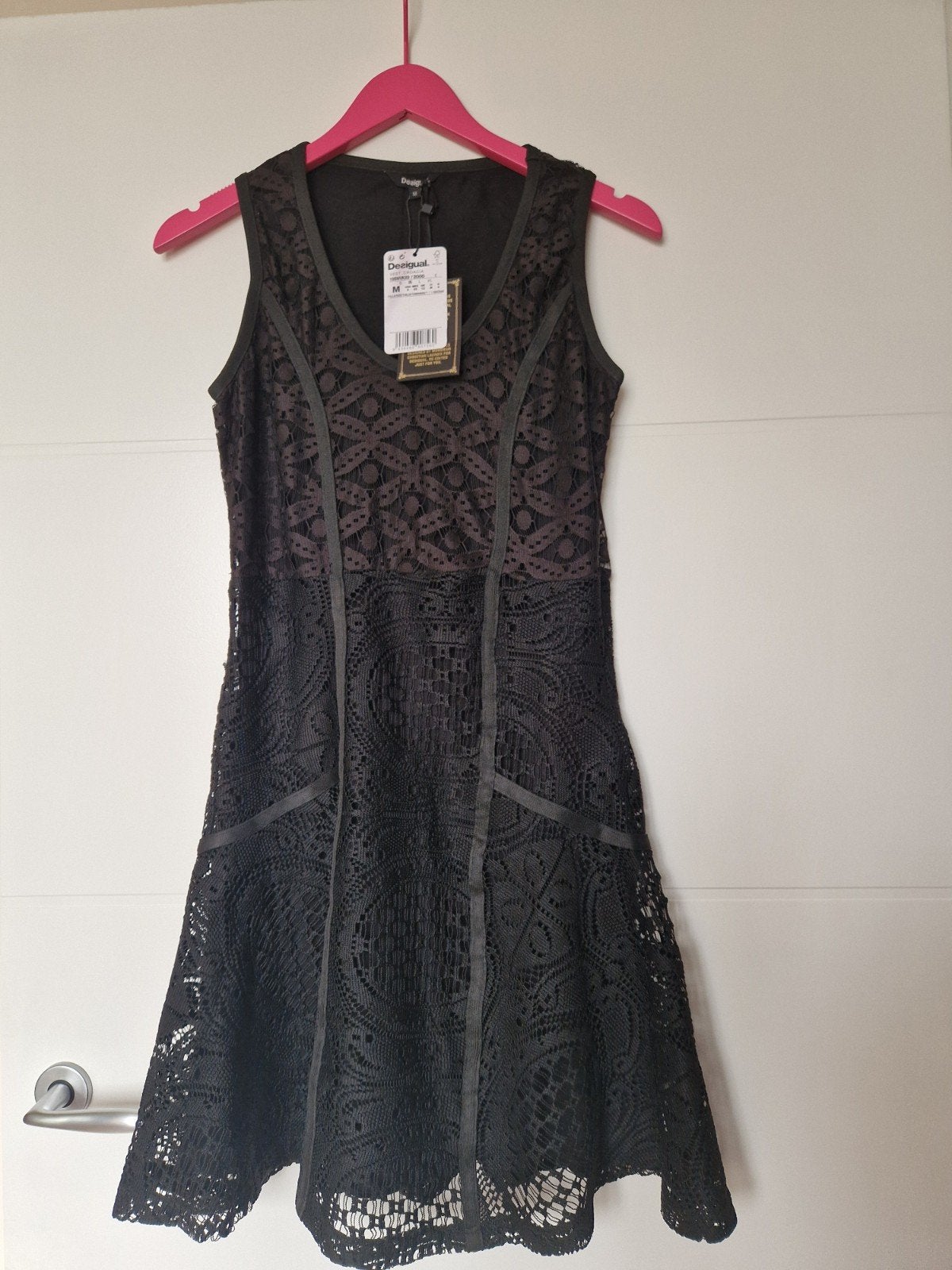Desigual x Christian Lacroix jurk, Maat 38/40 (M), Zwart, Nieuw, Cocktailjurk