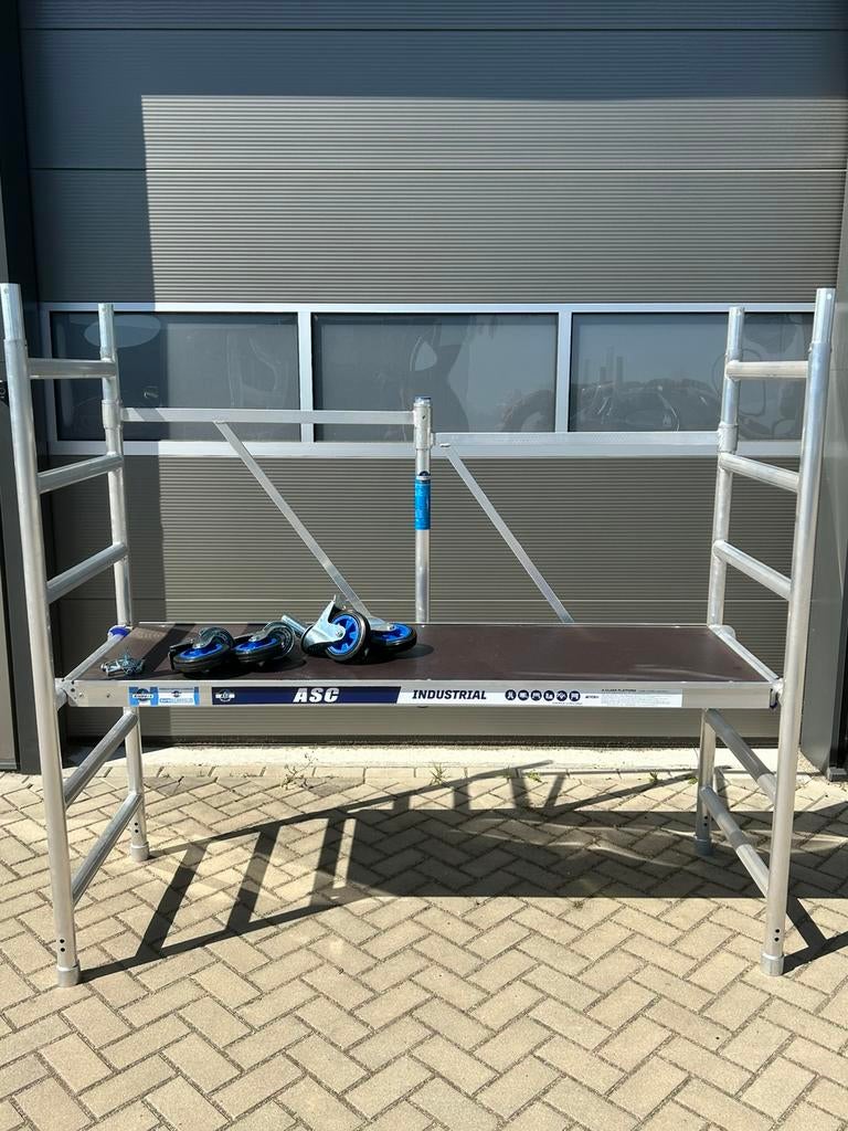 AANBIEDING KAMERSTEIGER ASC D75-6 COMPLEET PLATFORM 190 CM, Doe-het-zelf en Verbouw, Steigers, Nieuw, Rolsteiger of Kamersteiger