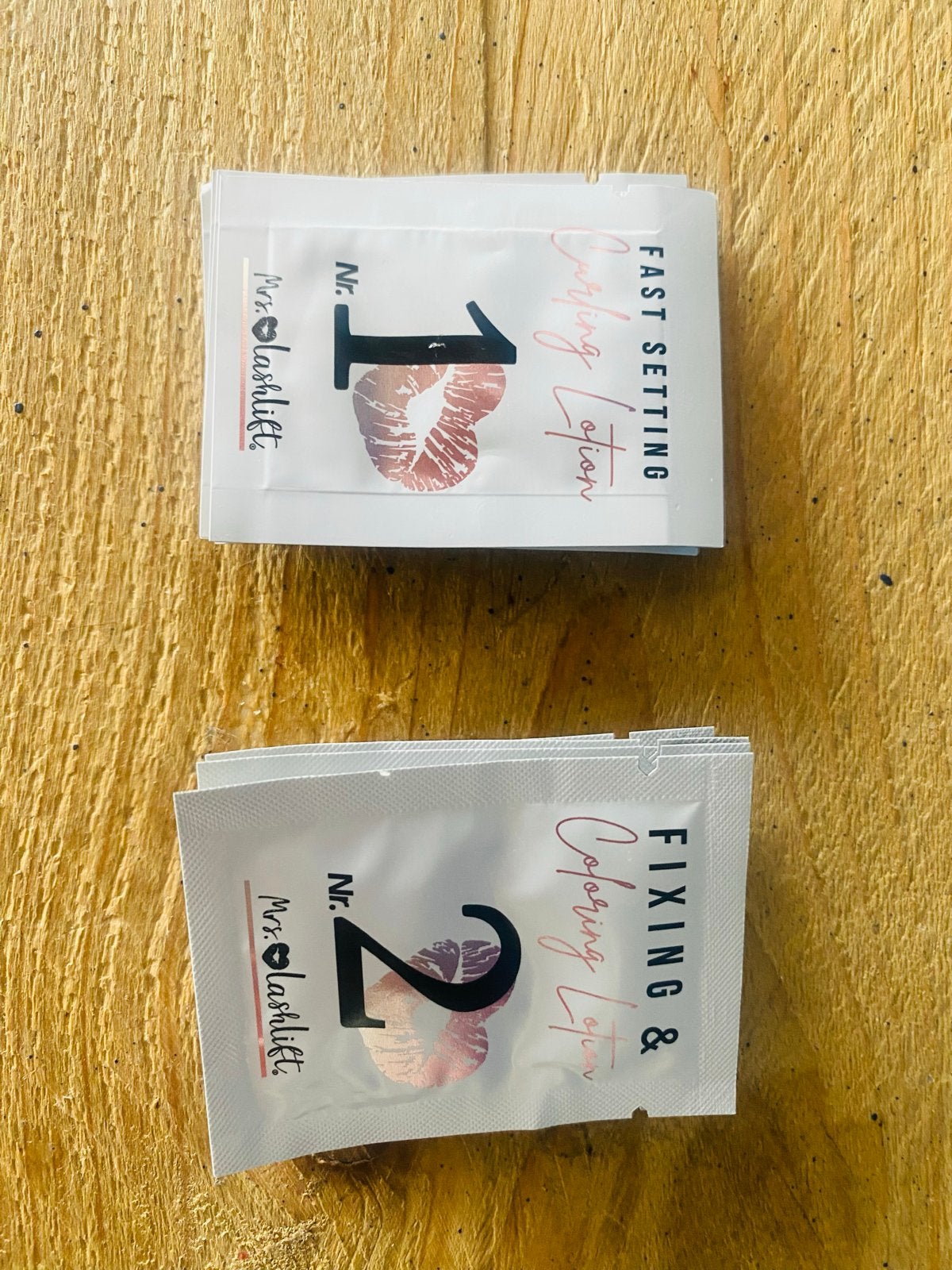 Mrs Lashlift Sachets Vloeistof 1 & 2 - Wimperlifting, Ophalen, Nieuw, Overige typen