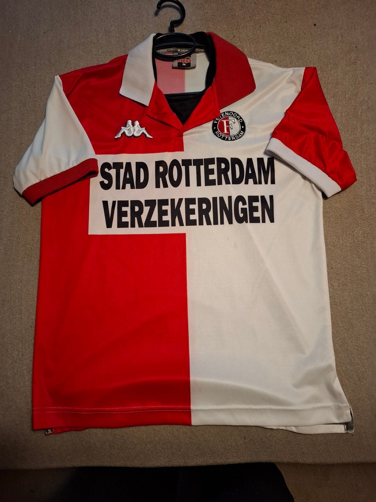 Vintage Kappa Feyenoord 2000/2001 Thuisshirt Maat M, Ophalen of Verzenden, Zo goed als nieuw, Rood, Kappa