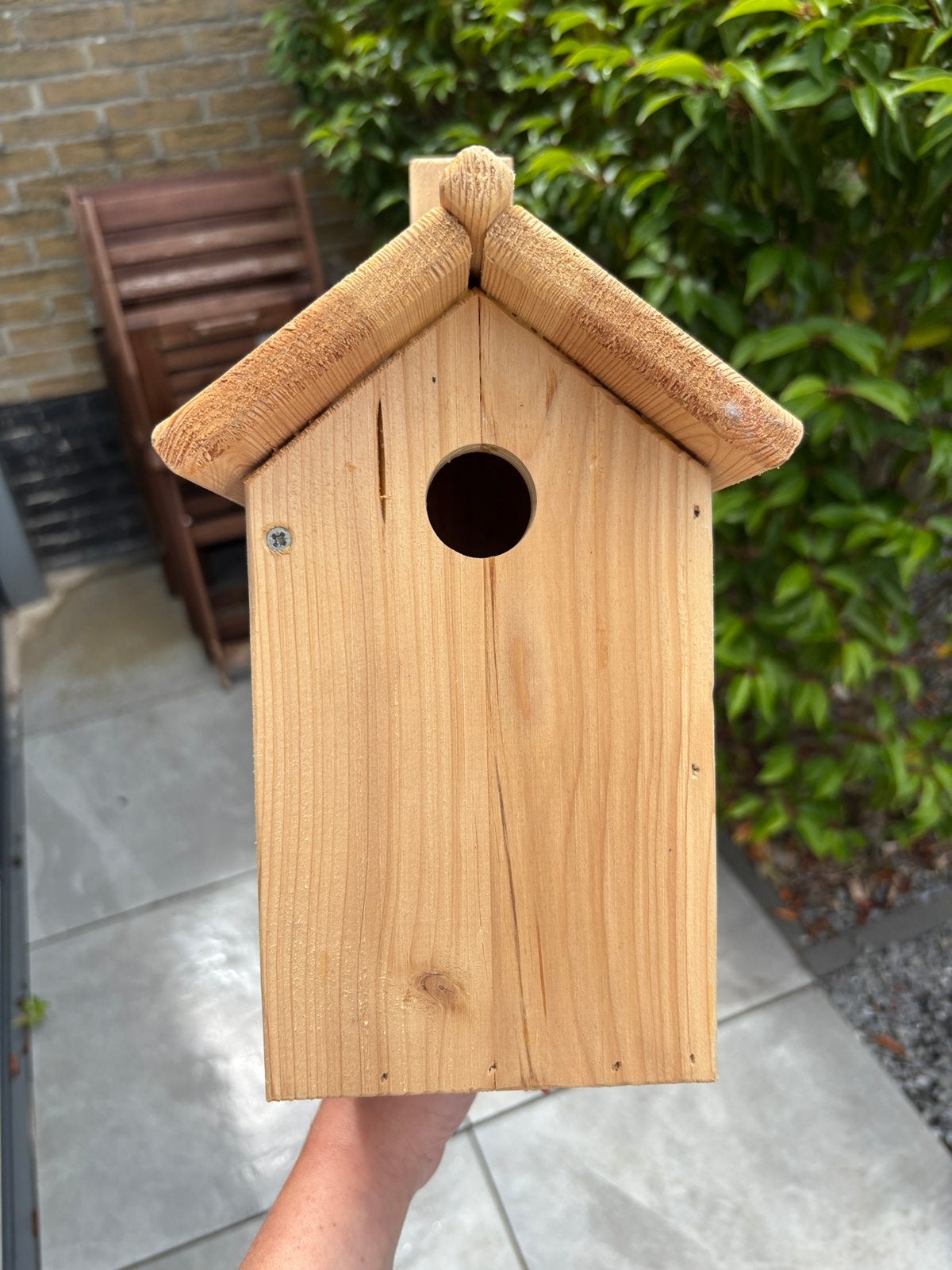 Vogelhuisje die je zelf nog kunt beitsen/schilderen, Ophalen of Verzenden, Nieuw
