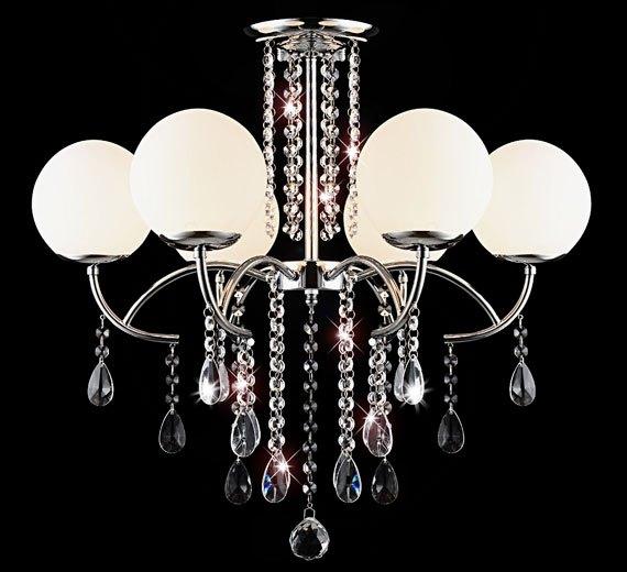 Kristallen Plafondlamp Kroonluchter Hanglamp Luchter 240030, Ophalen of Verzenden, Nieuw, Glas