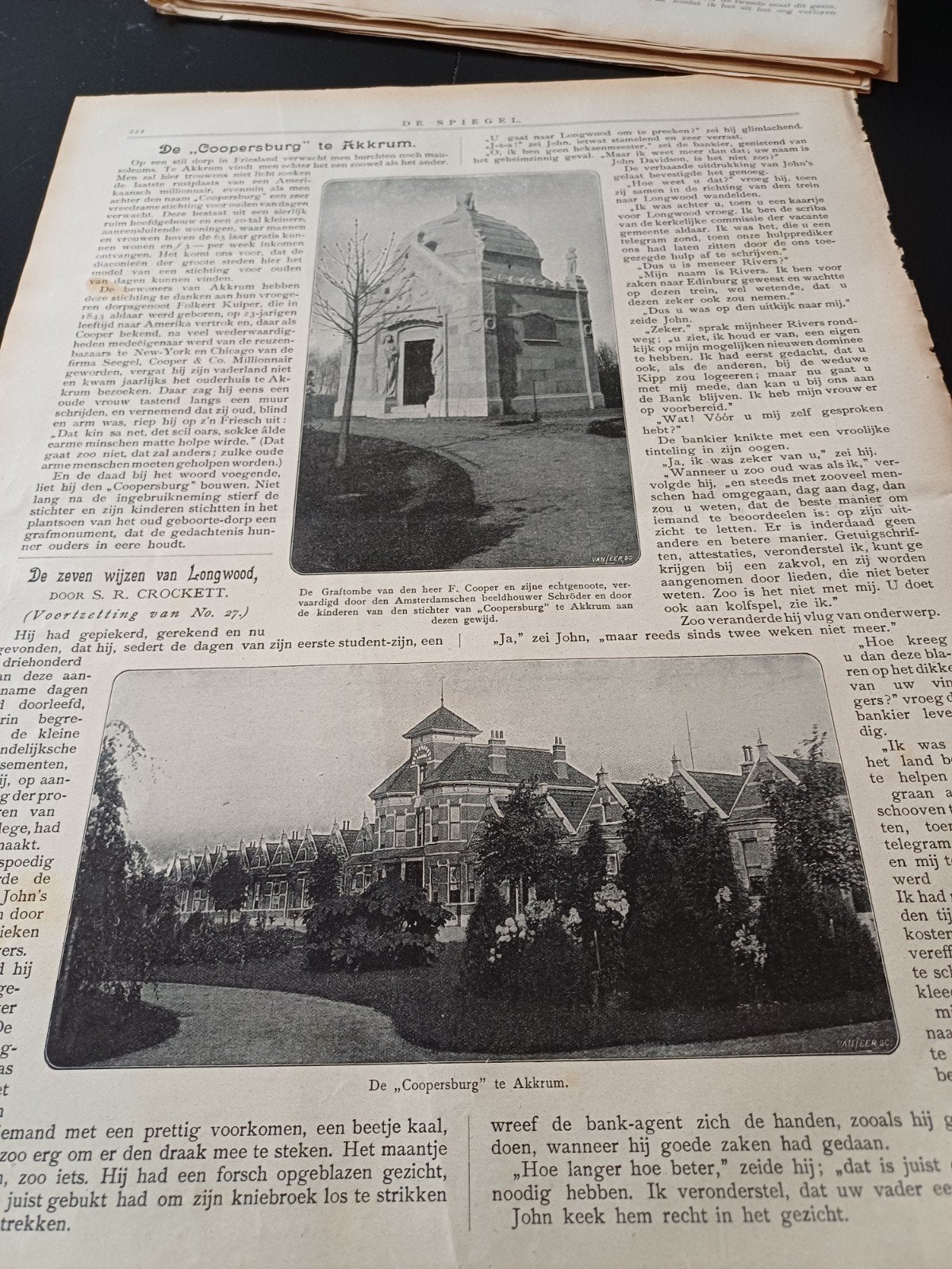 artikel Coopersburg Akkrum 1912, Verzamelen, Ophalen of Verzenden, Voor 1920, Knipsel(s)