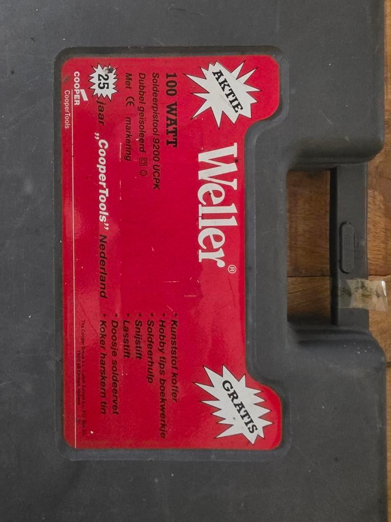 Weller Soldeerpistool 100 Watt met Koffer gebruikt, Ophalen