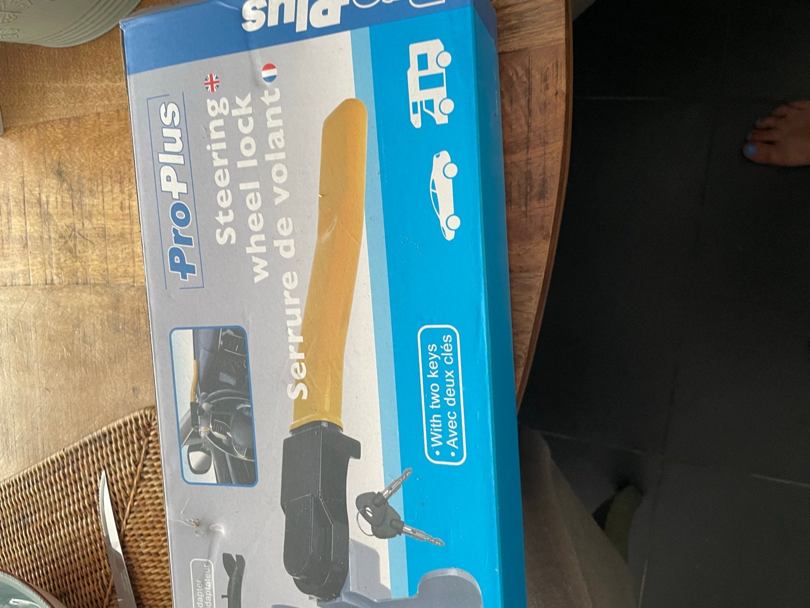 Pro-Plus stuurslot - Extra beveiliging voor auto/camper, Ophalen of Verzenden, Nieuw