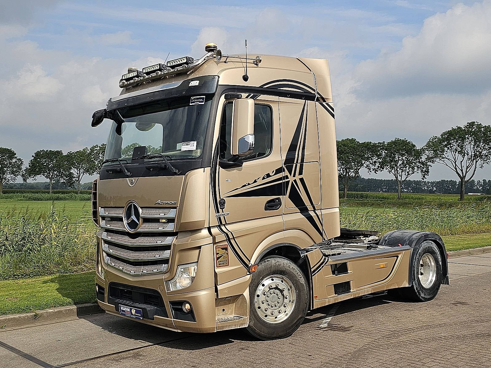 MERCEDES-BENZ ACTROS 1853 LS hydr unit,durabright, Automaat, Euro 6, Overige kleuren, Stoelverwarming
