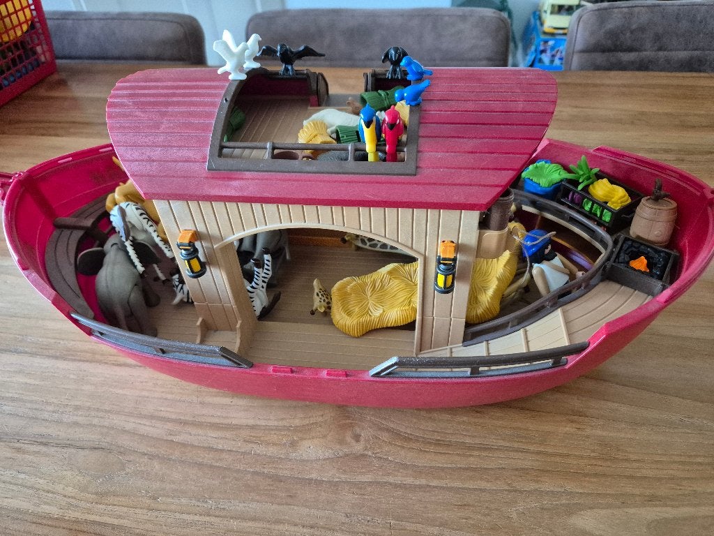 Playmobil Ark van Noach 3255, Complete set, Ophalen of Verzenden, Zo goed als nieuw, Boot/Schip