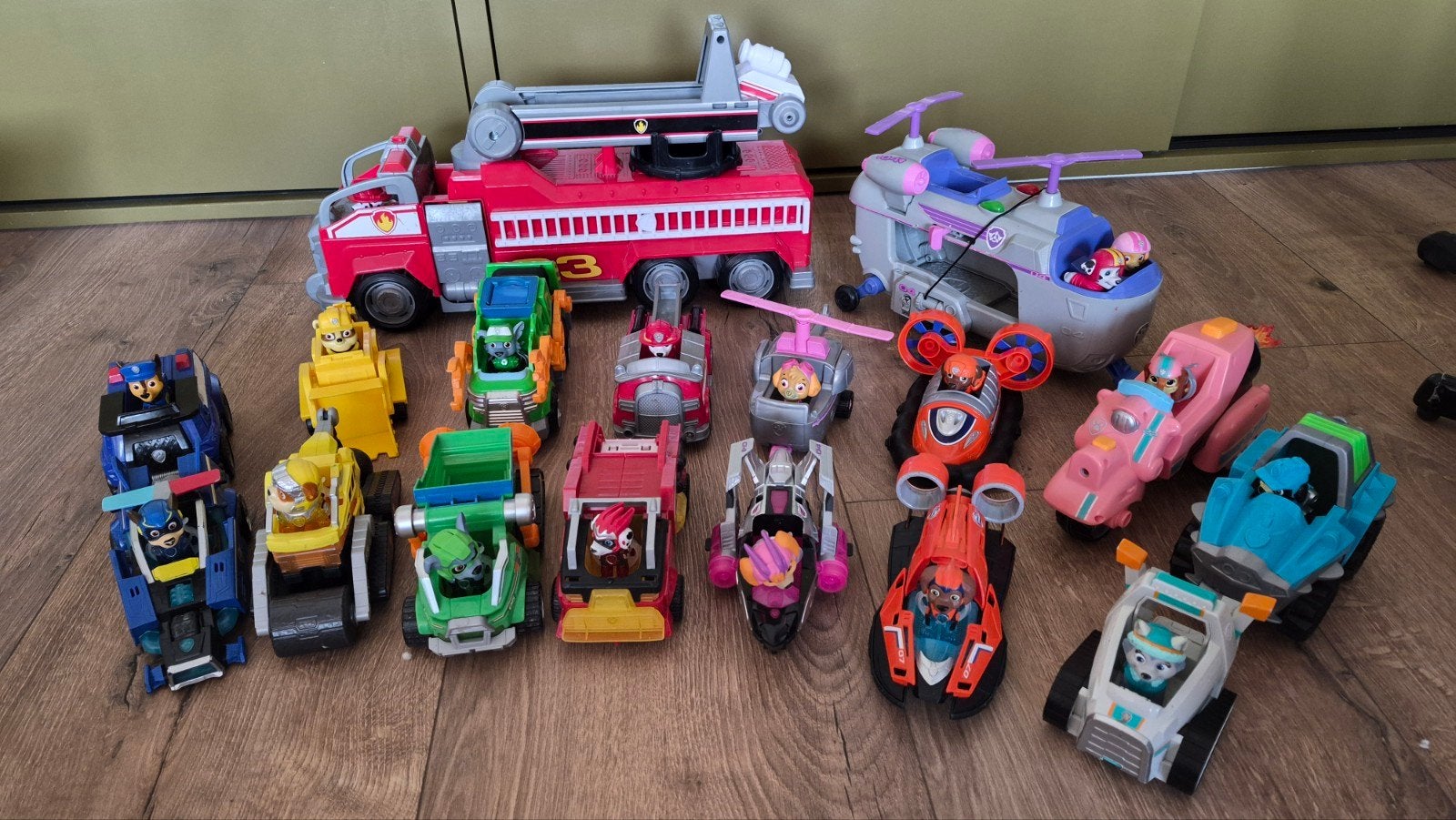 Grote collectie Paw Patrol speelgoed, Ophalen of Verzenden, Gebruikt