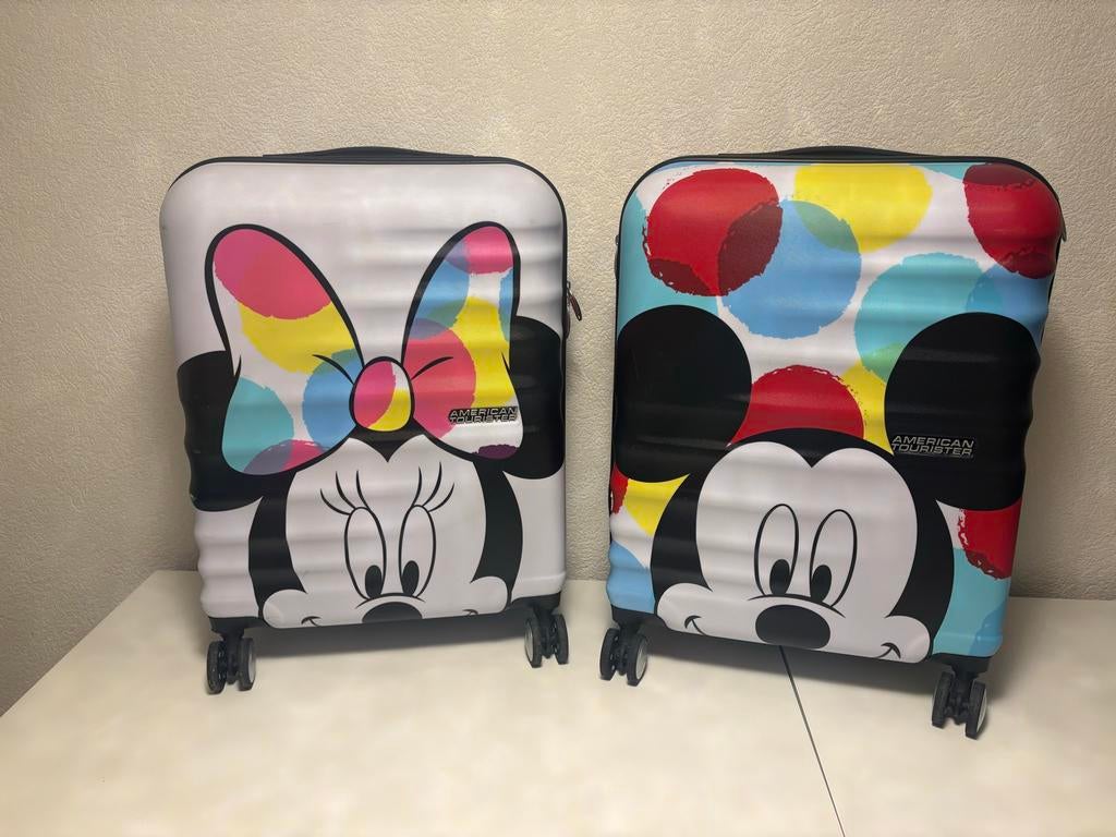 1Handbagage American Tourister Disney Koffers, 50 tot 60 cm, Hard kunststof, Verzenden, Zo goed als nieuw