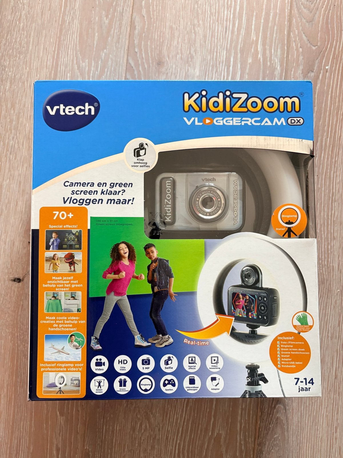 VTech KidiZoom Vloggercam DX - Nieuw in doos, Ophalen of Verzenden, Nieuw, Elektronica, Met licht