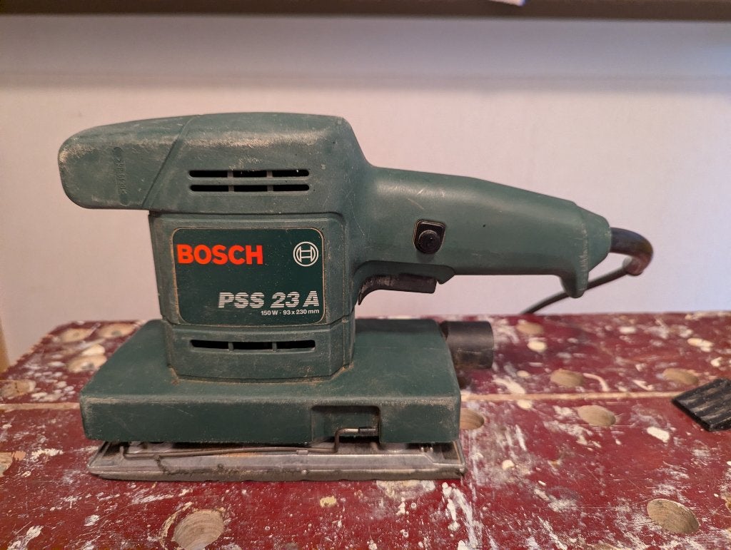Vlakschuurmachine, Ophalen, Gebruikt, Minder dan 600 watt, Vlakschuurmachine