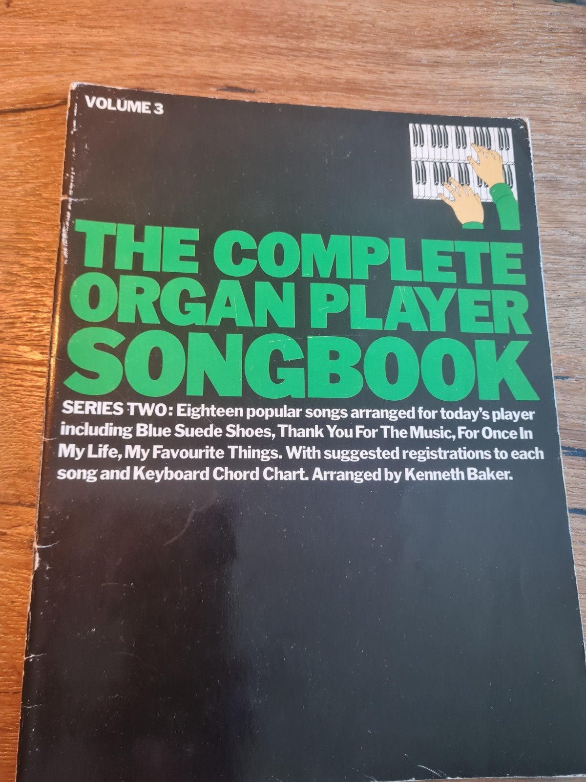 The Complete Organ Player Songbook Volume 3, Ophalen of Verzenden, Zo goed als nieuw, Artiest of Componist, Keyboard