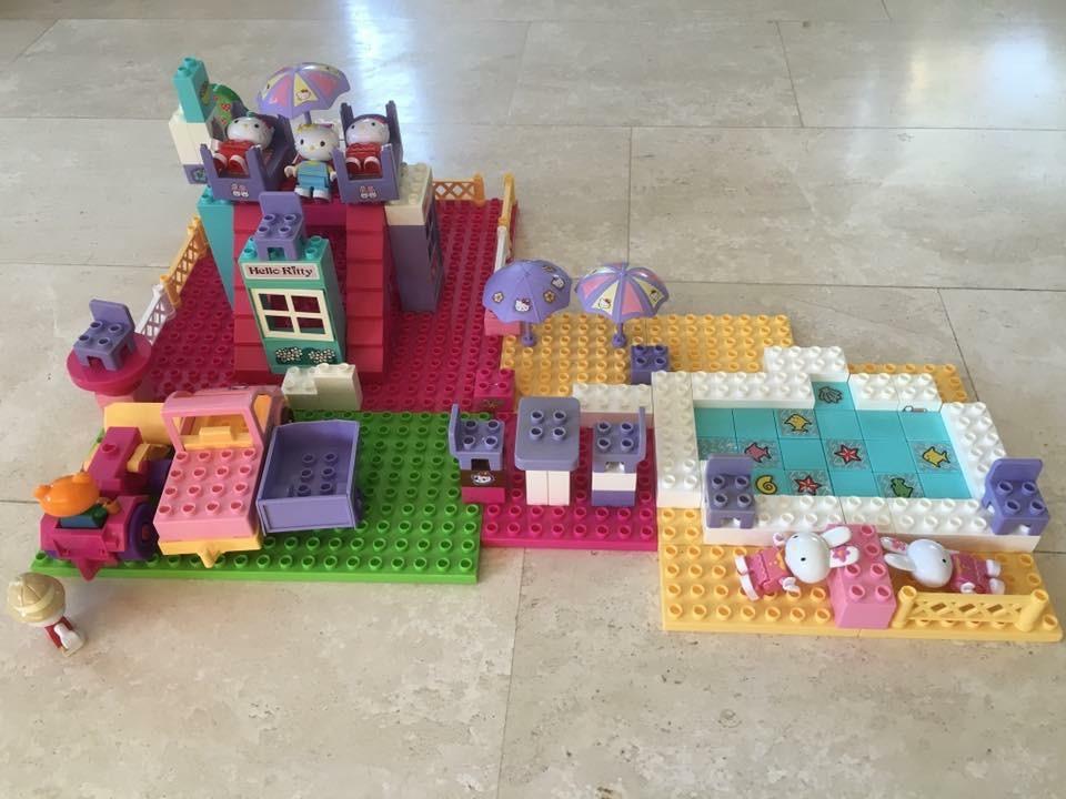 Diverse Hello Kitty Duplo pakketten, Ophalen, Gebruikt, Overige thema's, Duplo