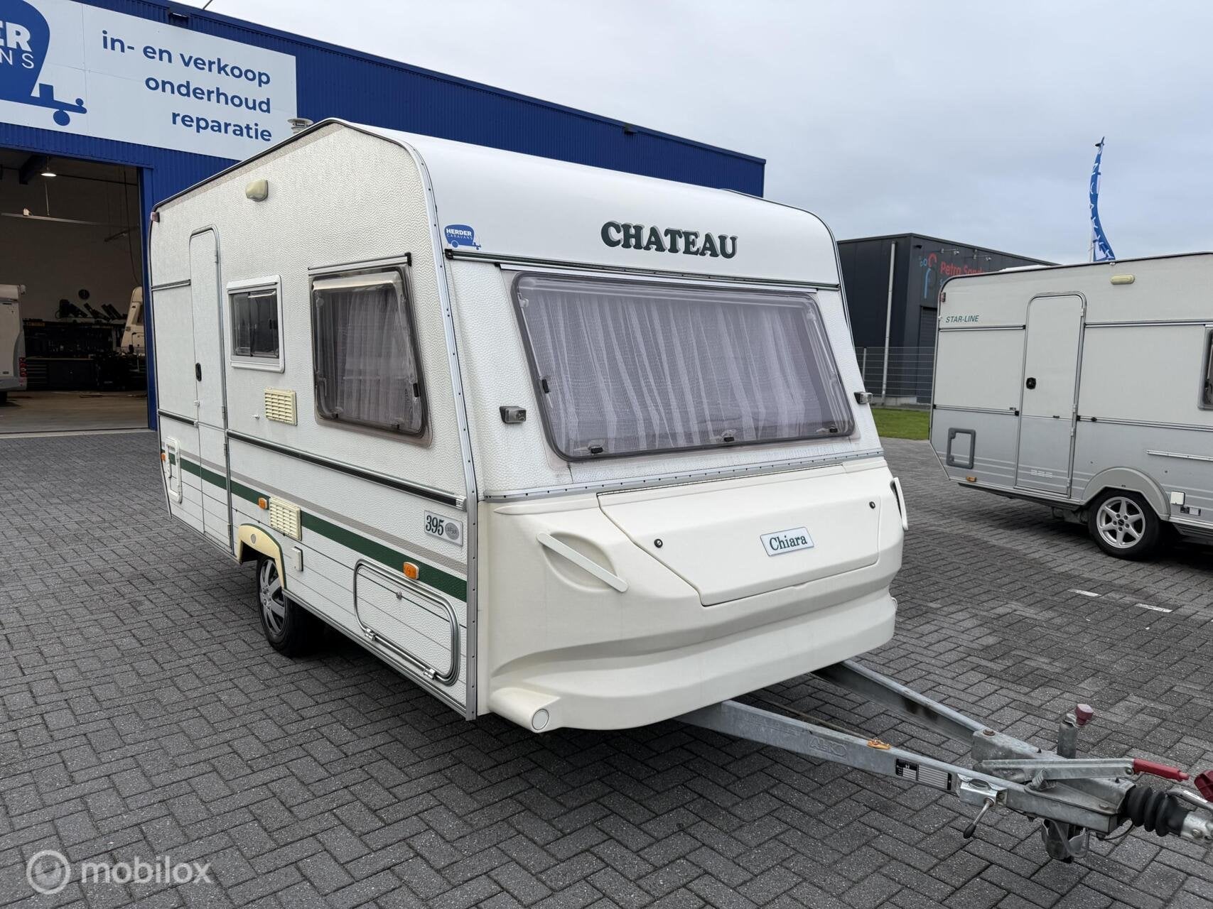 Chateau 395 C Keurige caravan !, Chateau, Hordeur, Bedrijf, Treinzit