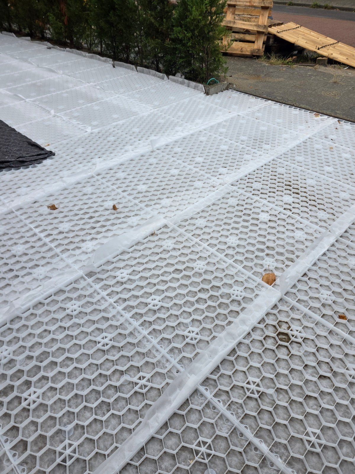 Grindmatten 120 x 80 x 3 met worteldoek., Ophalen, Nieuw, Overige typen