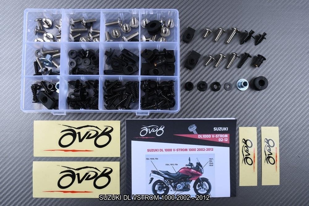 Kuip bouten set voor SUZUKI DL VSTROM 1000 2002 2012, Motoren, Accessoires | Overige, Verzenden, Nieuw