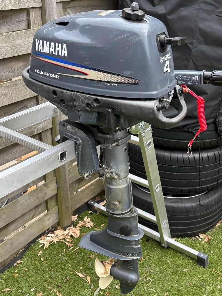 Yamaha 4pk 4takt buitenboord motor langstaart, Watersport en Boten, Buiten- en Binnenboordmotoren, Ophalen, Gebruikt, Minder dan 5 pk