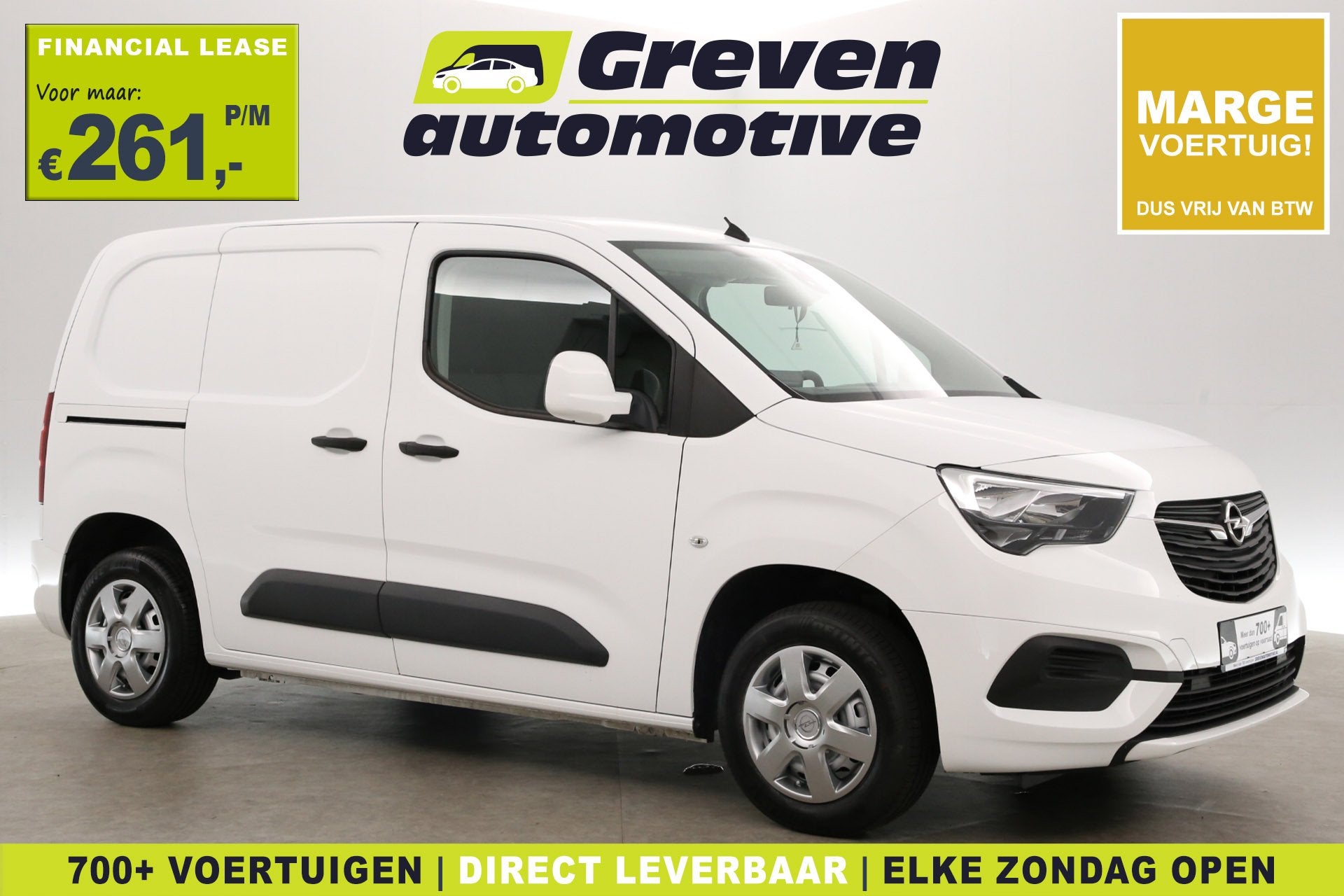 Opel Combo 1.2 Puretech 111PK | Marge | Benzine | 3 Zits | A, Stof, Gebruikt, Wit, Origineel Nederlands