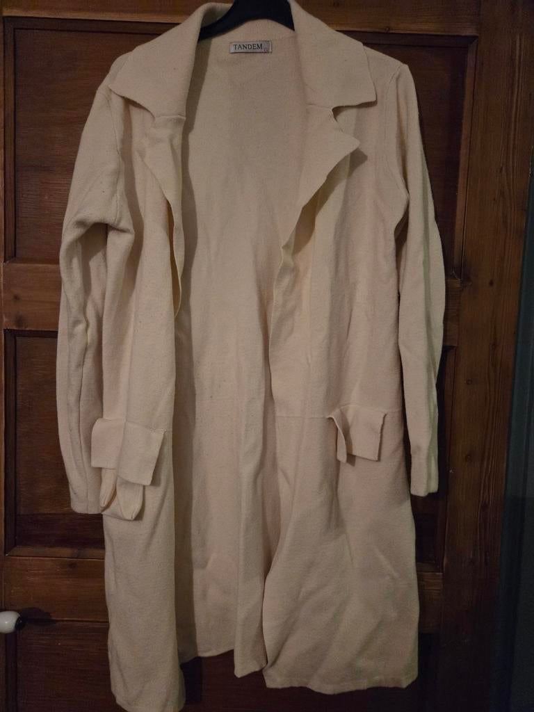 Mooi lang crèmekleurig vest van Tandem maat L, Kleding | Dames, Maat 38/40 (M), Tandem, Beige, Ophalen of Verzenden