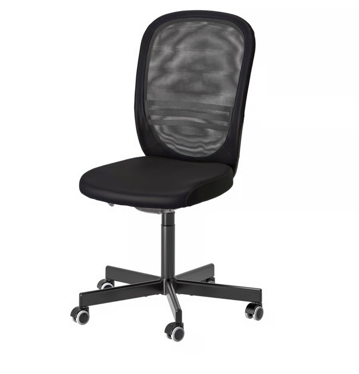 IKEA Flintan bureaustoel zwart, z.g.a.n., Ophalen, Zo goed als nieuw, Zwart, Bureaustoel