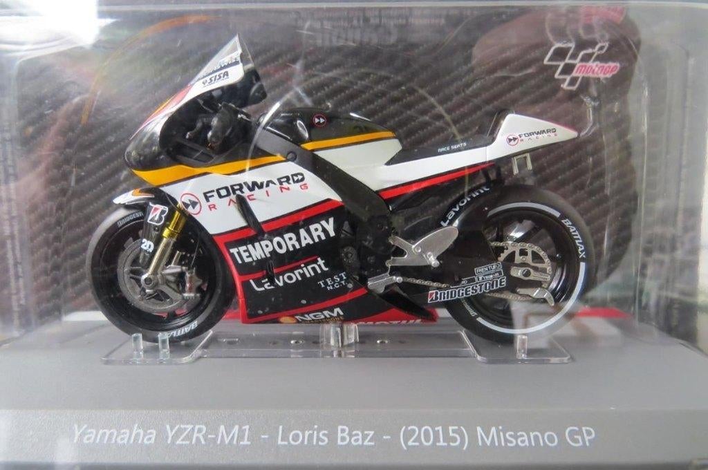 Loris Baz Yamaha YZR-M1 Misano 2015 1:18 diecast, Overige merken, Serviceclientele@altaya.be, Nieuw, Ophalen of Verzenden