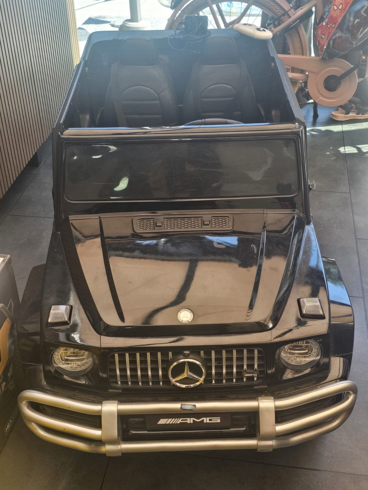 Elektrische Mercedes G-klasse 2-persoons kinderauto, Ophalen, Afstandsbediening