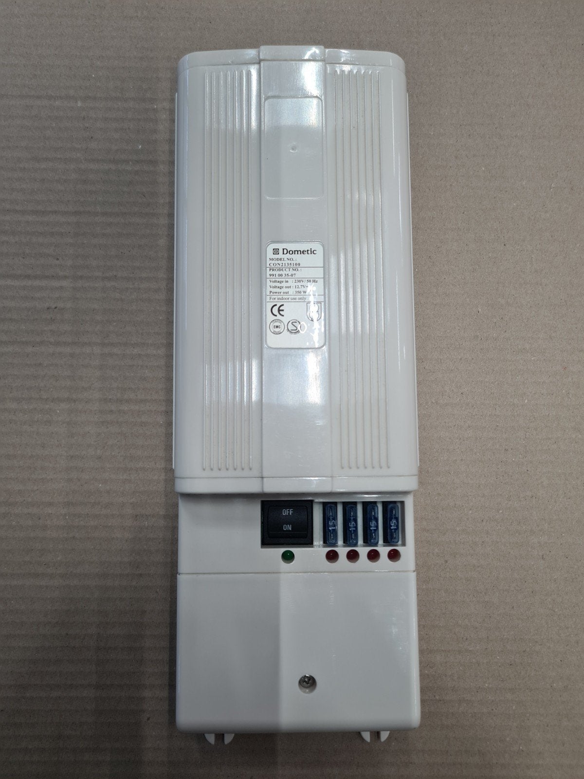 Dometic CON2135100 Omvormer/Lader 350W defect, Ophalen of Verzenden, Gebruikt