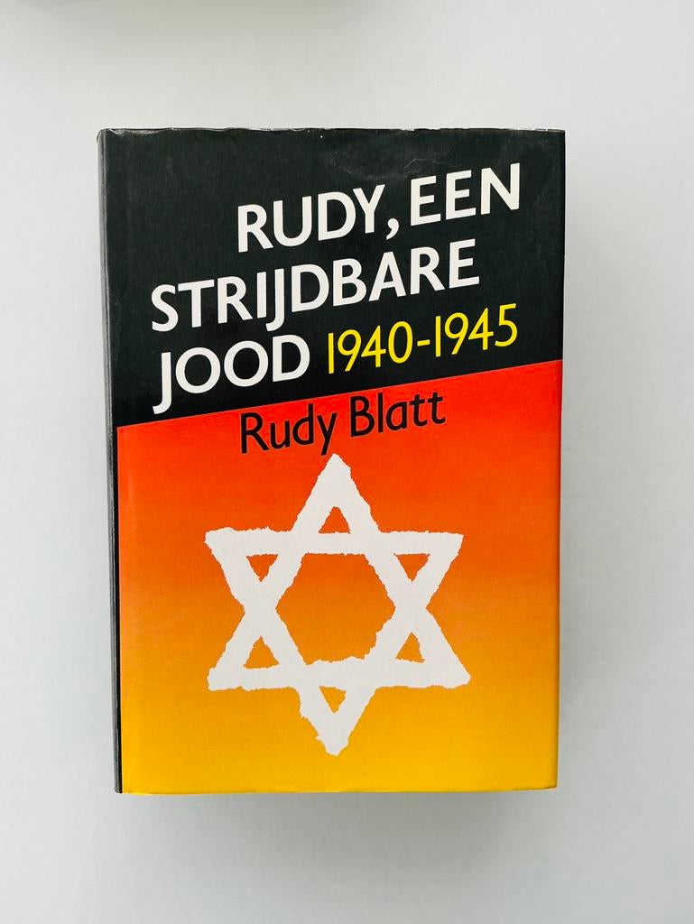 Rudy, een strijdbare jood.1949-1945. Rudy Blatt, Ophalen of Verzenden, Tweede Wereldoorlog, Zo goed als nieuw
