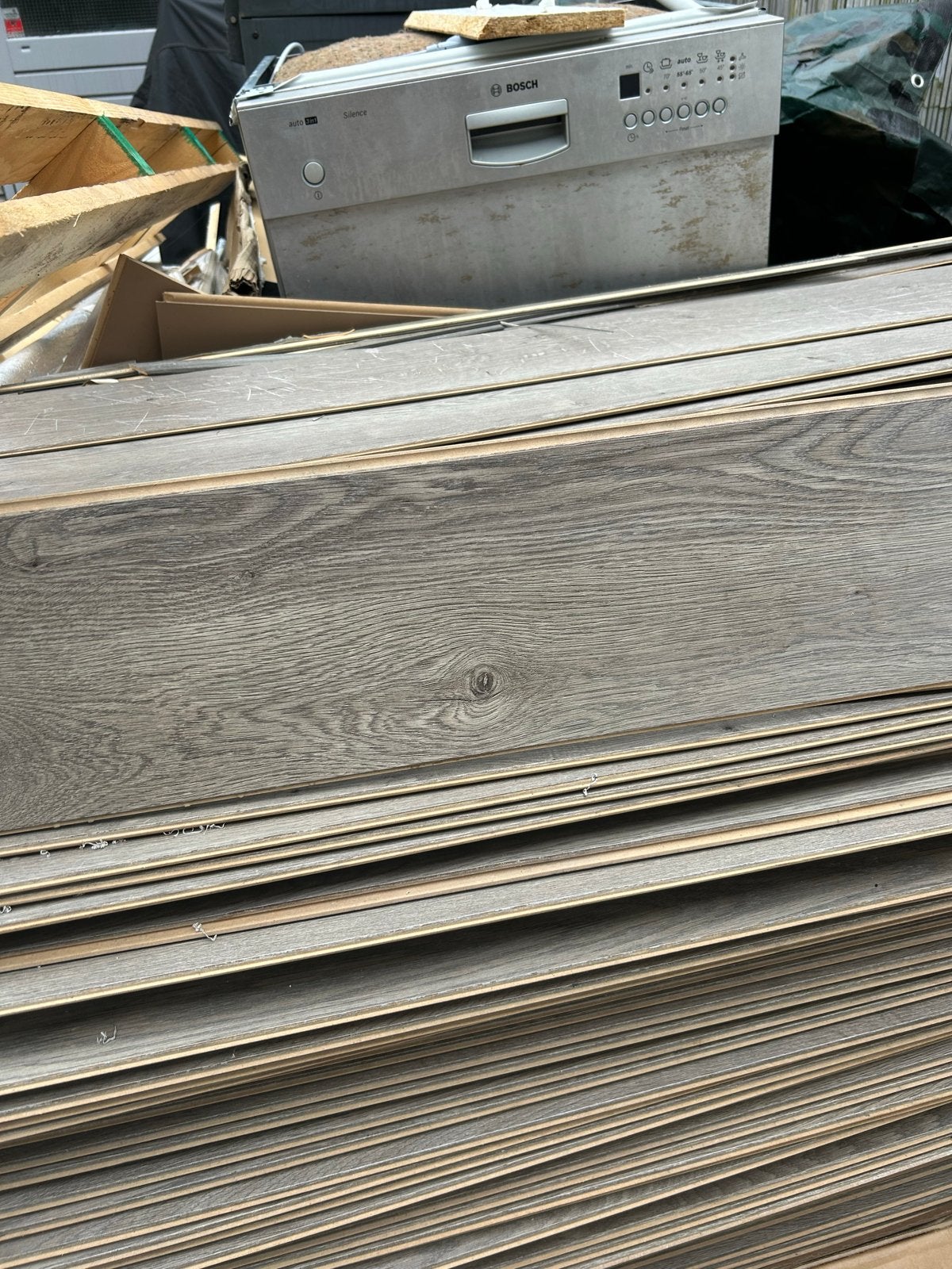 Laminaat vloerdelen  gratis- Gebruikt, goede staat, Ophalen, Gebruikt, 10 tot 30 cm, Hout