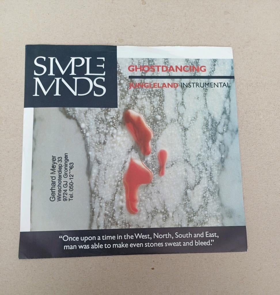 Simple Minds - Gereserveerd, Gebruikt, 7 inch, Single, Ophalen of Verzenden