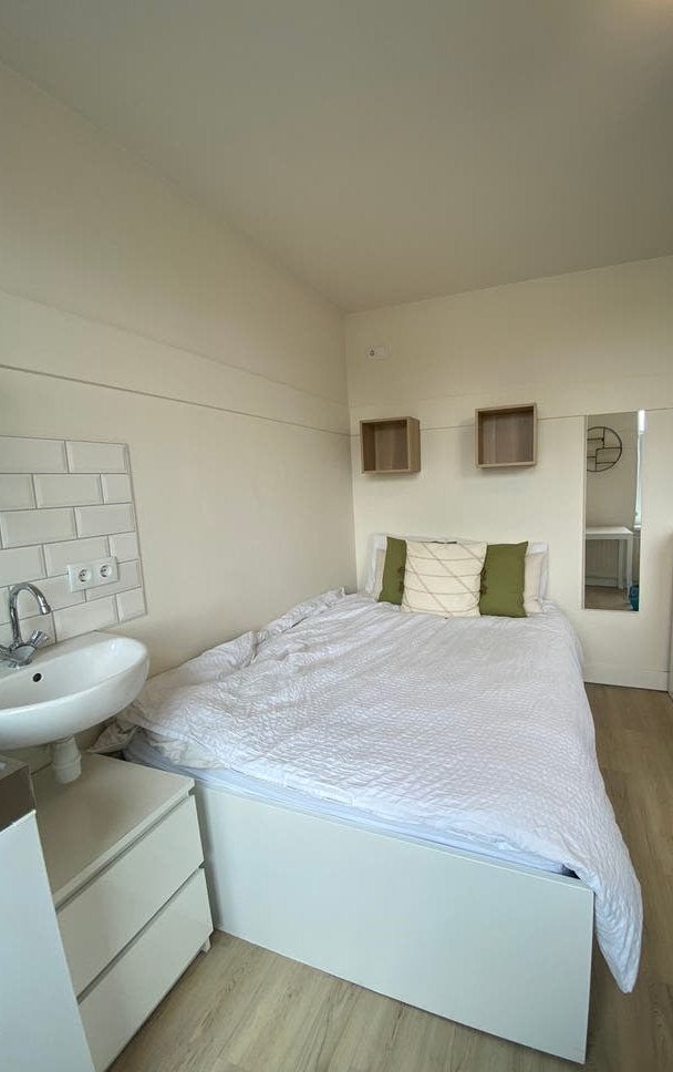 SPOED! Bedframe BRIMNES (IKEA) 140x200 cm incl. lattenbodem., Ophalen, Overige materialen, Wit, 140 cm