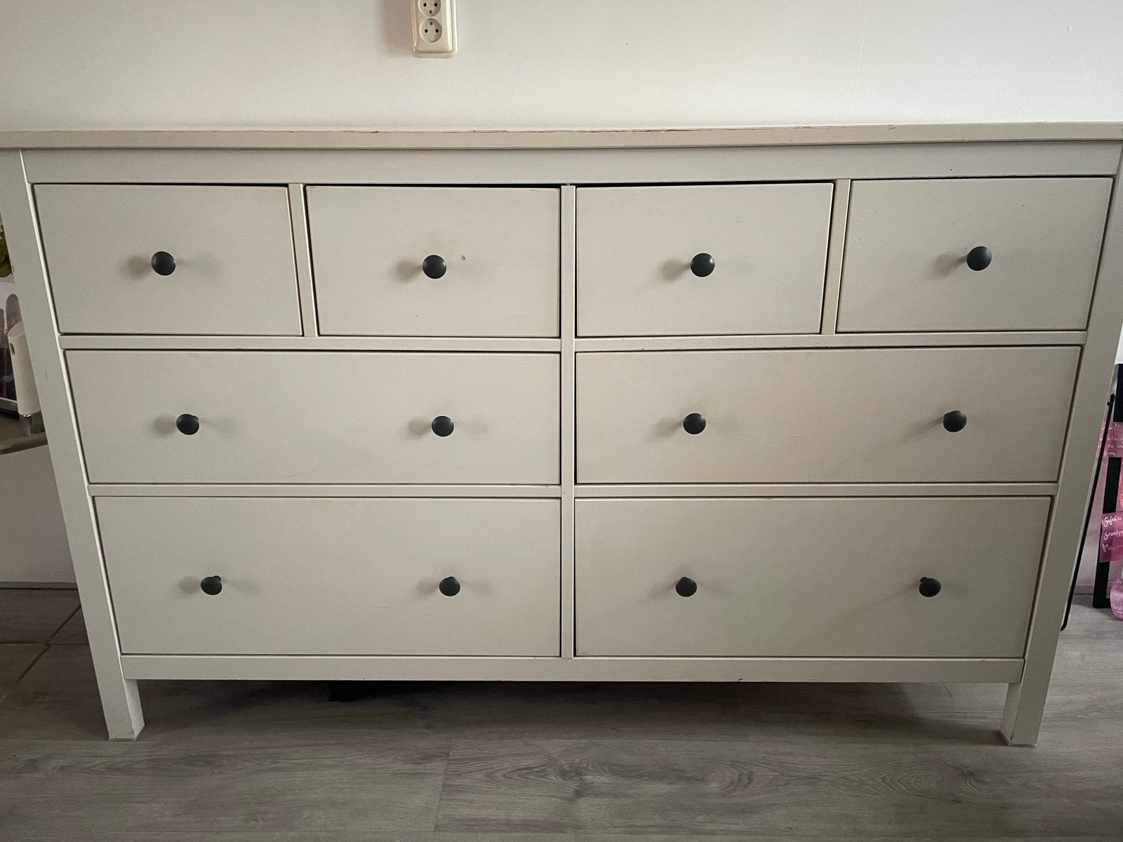 Gebroken wit dressoir, Ophalen, Gebruikt, 150 tot 200 cm, Minder dan 25 cm