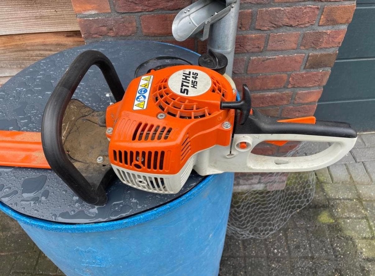 Stihl HS 45 Heggenschaar - Benzine, Ophalen, Zo goed als nieuw, Benzine