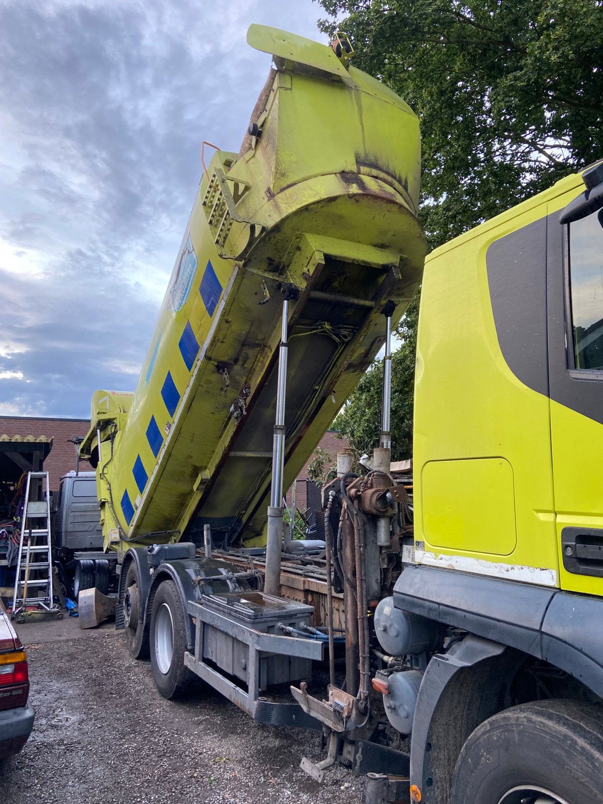 Complete kipper opbouw inc hulpchassis en hydroliek tank, Ophalen of Verzenden