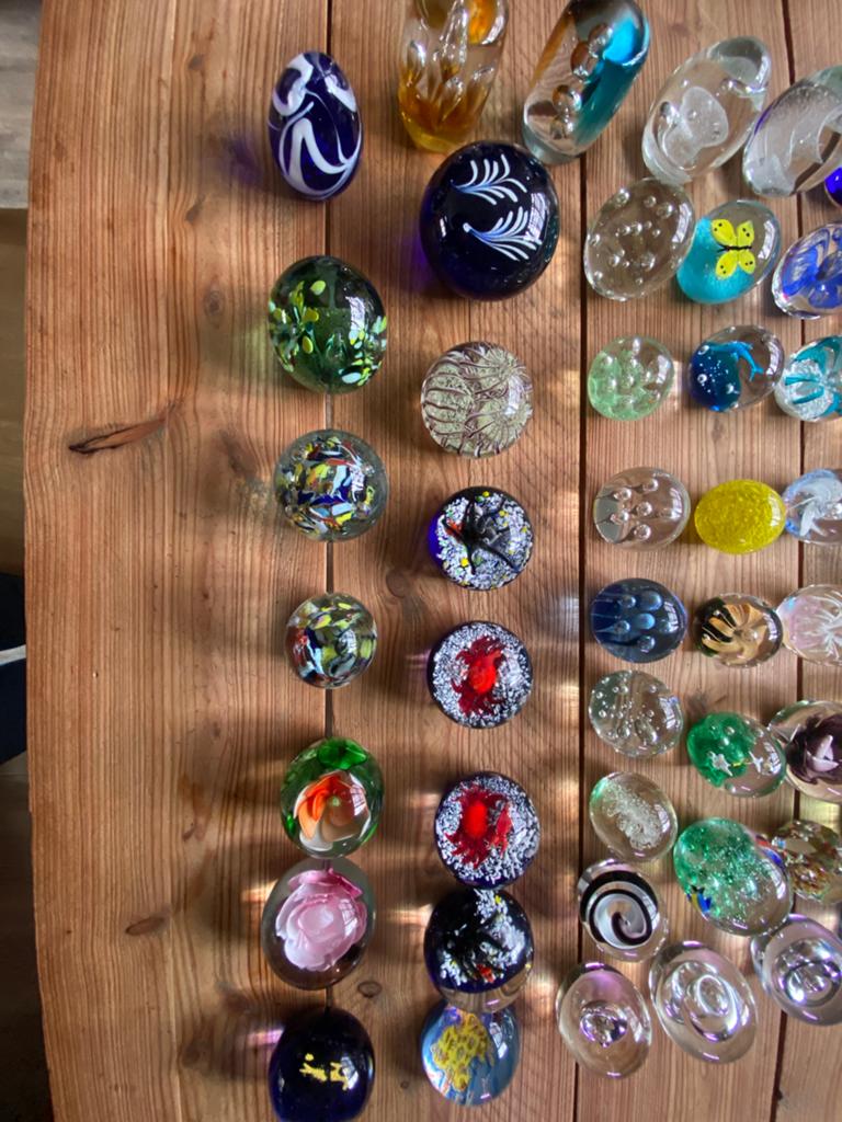 Collectie glazen sierbollen, Ophalen of Verzenden, Zo goed als nieuw